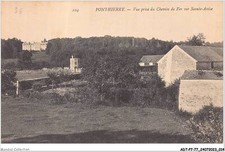 ADTP7-77-0568 - PONTHIERRY - vue prise du chemin de fer sur sainte-assise