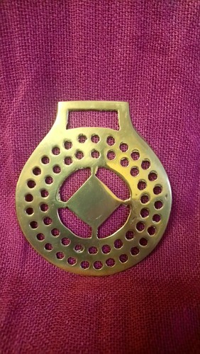 Vintage horse brass d - vintage,