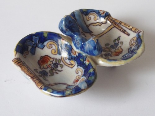 Saleron ancien faience - saleron, en