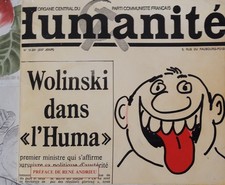 BD WOLINSKI L'HUMANITE PARTI COMMUNISTE +++++RENE ANDRIEU +++