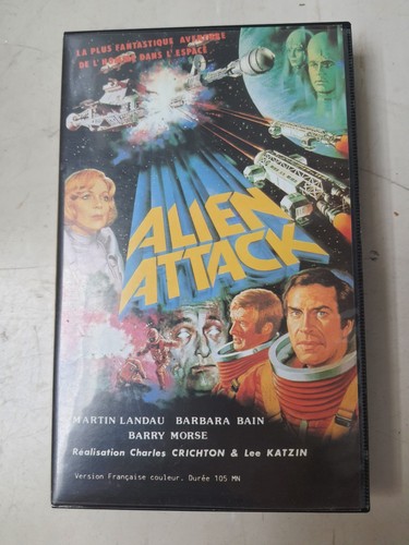 Cassette vhs alien attack rare - cassette,