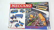 Boîte MECCANO N°3 - Les véhicules routiers - Réf 203 N - 56 modèles