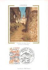 CP 1 jour - Cordes l' escalier du pater Noster la tour de l' horloge 1980