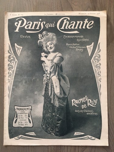 Paris qui chante - ,, revue