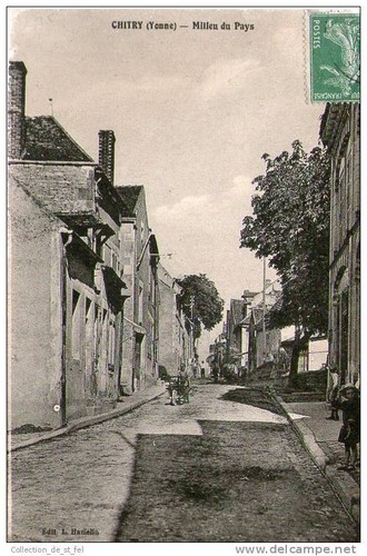 Cpa chitry milieu du - 89,