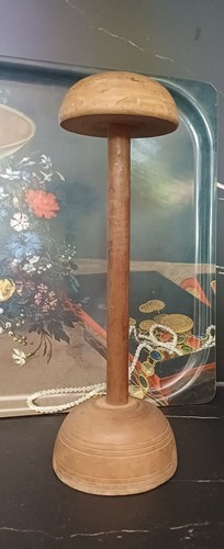 Ancien porte chapeau bois - porte-chapeau,