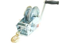 TREUIL MANUEL A MANIVELLE 1100 / 2200KG POUR REMORQUE, QUAD, BATEAU AVEC CABL...