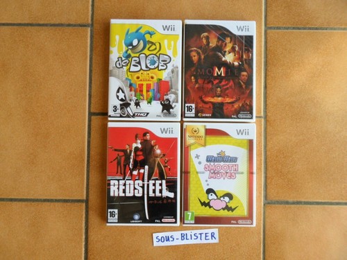 Rare lot jeux wii red - wii,,