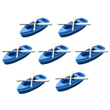  7 Set Bateau Miniature Jouet Maquette Modèle De Voilier Déco Sur Thème Nautique