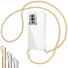 Collier (Chaîne en métal) pour Xiaomi Poco F5 Pro (6.67'') Coque avec cordon