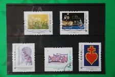 Divers timbres collectors (B), oblitérés.