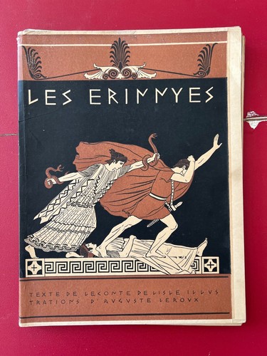 Livre les erinnyes auguste - livre,