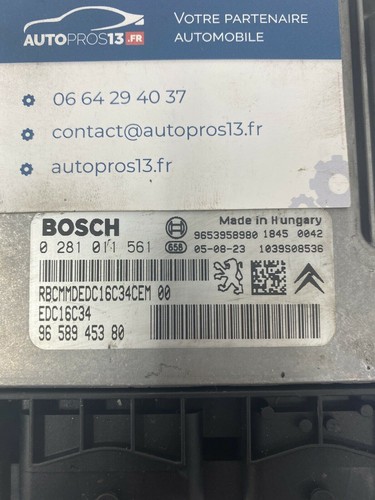 Ecu calculateur moteur - ecu,