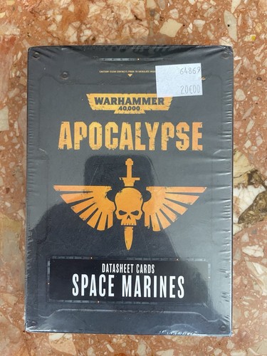 Apocalypse datasheet cards - apocalypse,