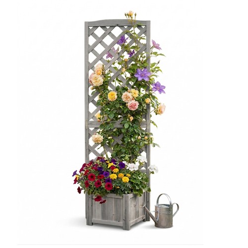 Jardinière bois bac - jardinière,