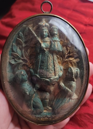 Ancien médaillon xixe art - ancien,