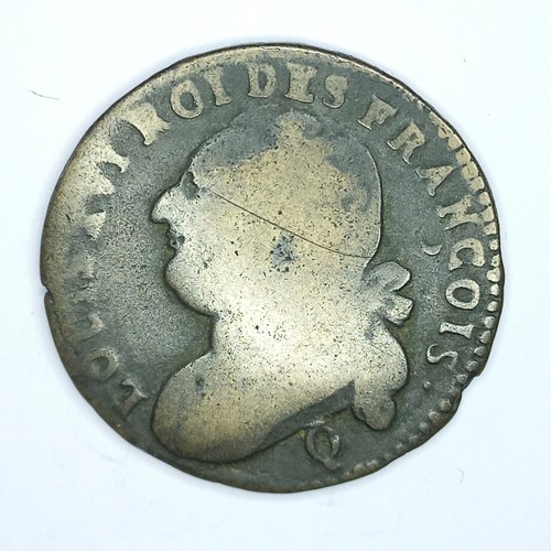 Pièce deniers 1792 louis - 12,