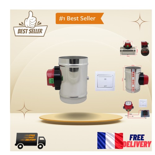 Clapet motorisé acier - motorisé, en