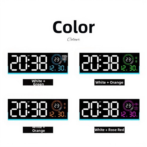 Horloge murale led - horloge,