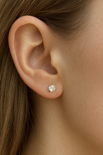 Boucles D'oreilles Puces 0.60