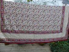 Grande Nappe Batik Bohême Hippie Chic 223X270 motif d'Eléphants CHATEAU