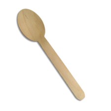 Vaisselle Ecologique jetable - Cuillère en Bois - 50 pcs