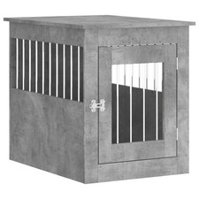 Meuble de cage pour chiens 55 x 75 x 65 cm gris Helloshop26 02_0043355