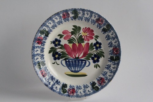 Ancienne assiette faïence - , st
