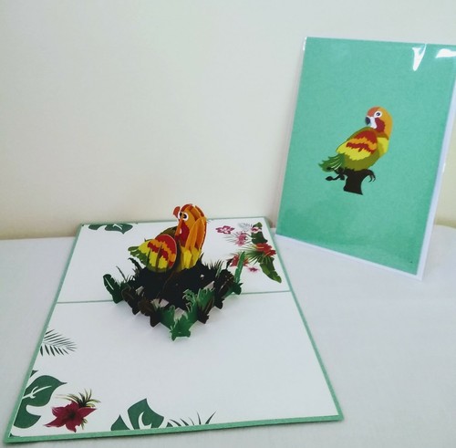 Carte voeux pop - de, kirigami