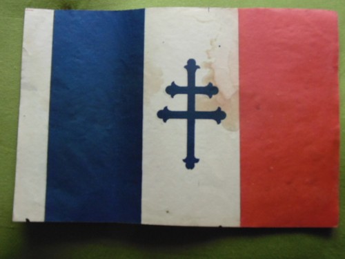 Drapeau papier croix de - papier,