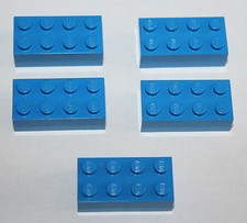 10 x Lego Blue Brick 2x4 ref