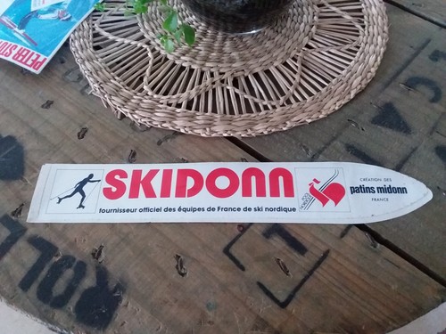 Autocollant ancien skidonn ski - autocollant,