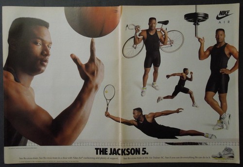 1989 nike air jackson - air, bo