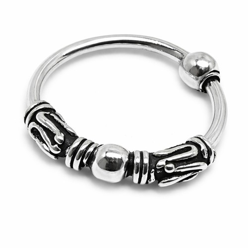 Bague nez argent - bague, 4