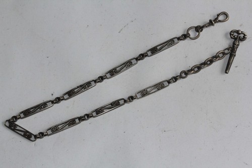 Silver fob watch chain - chain, (53068)