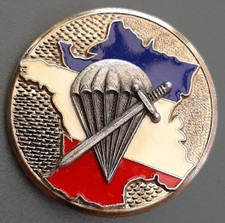 Insigne 1° BPC BATAILLON PARACHUTISTE de CHOC CNEC 1980 Delsart G455 ORIGINAL