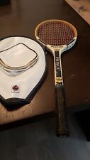 Ancienne raquette de tennis Montana Prince avec housse Lafuma. État correct 