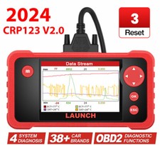 NEW Version LAUNCH CRP123 V2.0 Valise Diagnostique Auto Multimarque avec 3 Reset