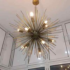 Stilnovo 12 Bras Lights Lustre Mid Century Luminaire Italian Light Lamp