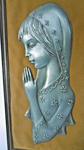 Tableau priante étain sur - tableau,