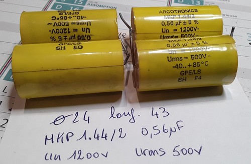 Lot condensateur mkp - de,