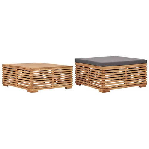Bois teck table et - bois,