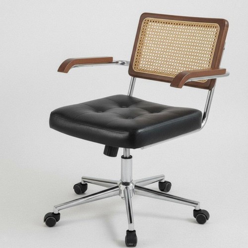 Chaise bureau rotin - bureau, en