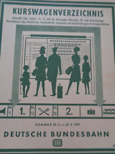 ? 1967 - Allemagne - Allemand indicateur non Chaix  - CHEMIN DE FER - SNCF
