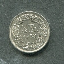 Monnaie de SUISSE - 1/2 franc