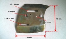 Plaque guide chaîne