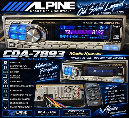 Alpine cda 7893 player - alpine, in