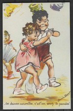 Carte Postale  Germaine   BOURET   Dim 9 X 14 Cm   Avec  Découpi    superbe