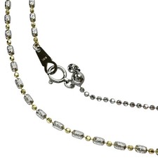 Collier bicolore design