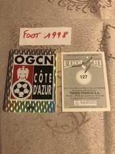 LOT DE 41 VIGNETTES FOOT 1998 PANINI SANS DOUBLE. BON ÉTAT